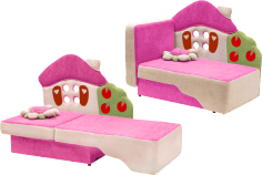 Домик Розовый - детский диван