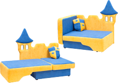 Замок Солнечный - детский диван