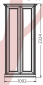 СпЕк-8-1, шкаф 2-х дв, б/зер Спальня Екатерина Люкс патина